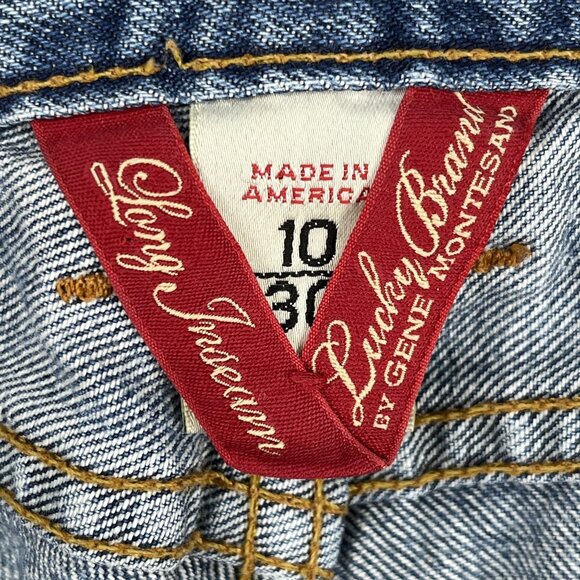 VTG Lucky Brand Womens Lil Glimmer Gene Montesano Jeans Sz 10 Made in USA - Picture 6 of 10